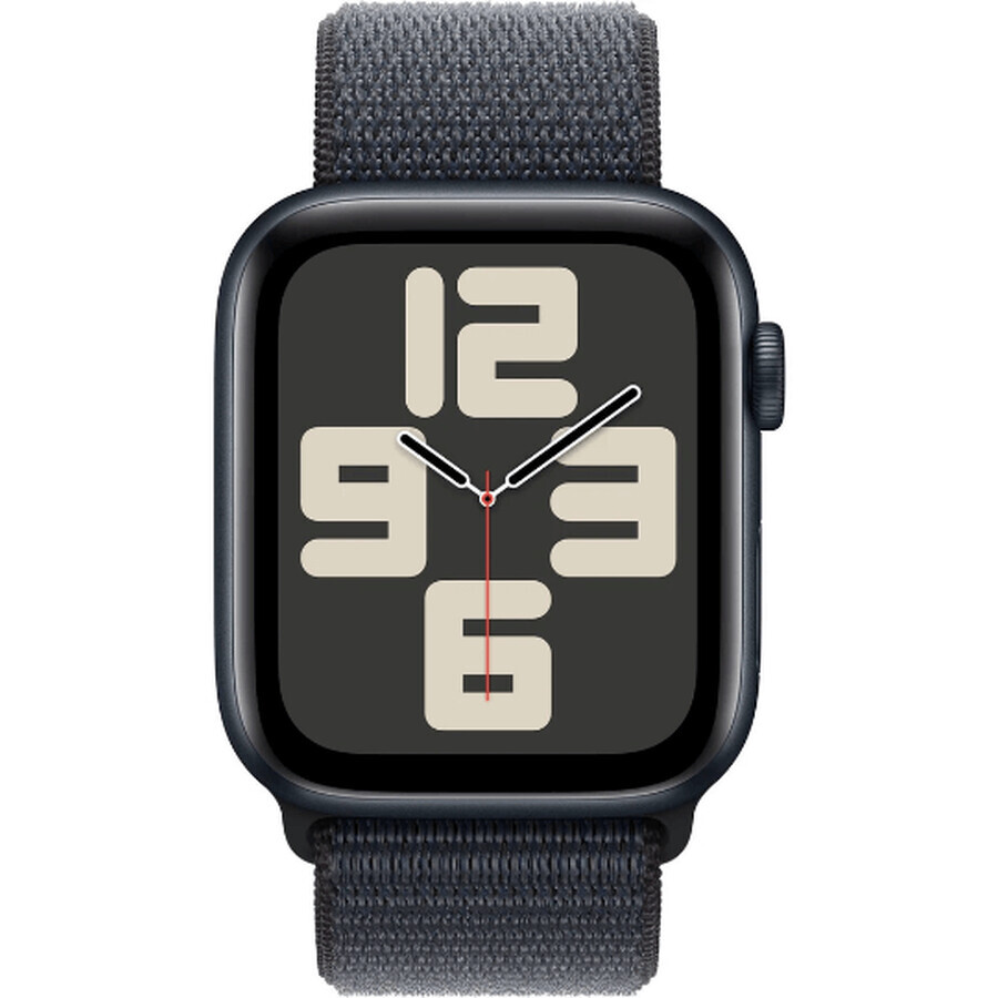 Apple Watch SE GPS GPS 44mm Midnight Aluminium Gehäuse mit Sport Ink Schleife