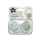 Orthodontische Schnuller Moda, 0-6 Monate, 2 Stück, Blau/Grün, Tommee Tippee