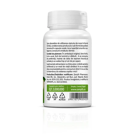 Zenyth Berberine 500 mg + Appelciderazijn Set, 60+60 capsules