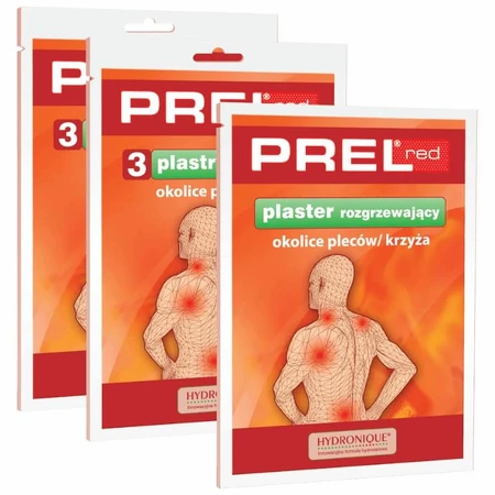 Hydronique Hydrogel-Wärmepflaster, 1 Stück, Prel Rot