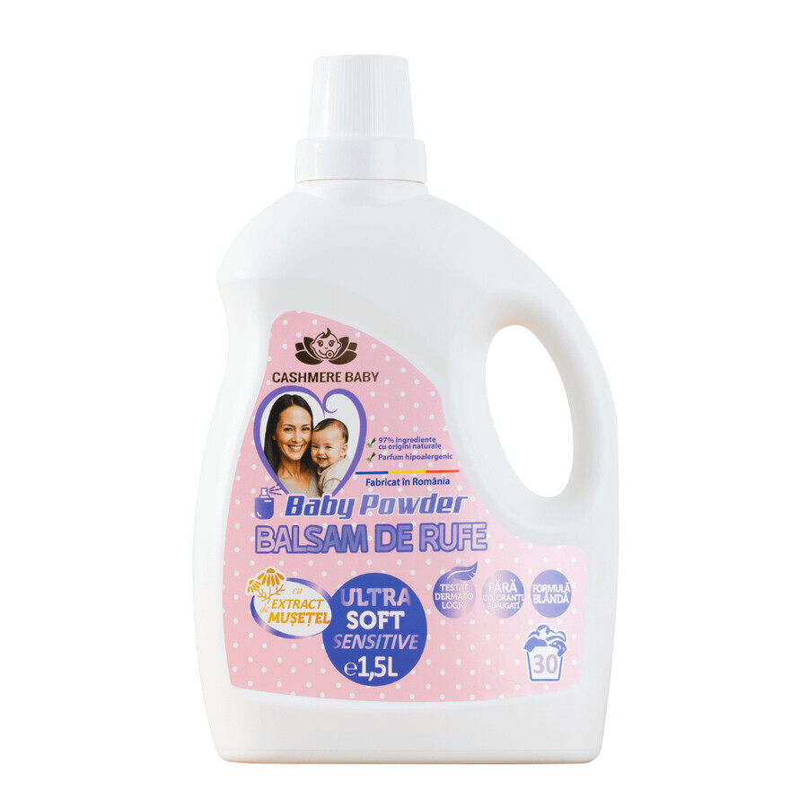 Wäschepflegemittel Ultra Soft Babypuder, 1,5 Liter, Kaschmir-Aroma