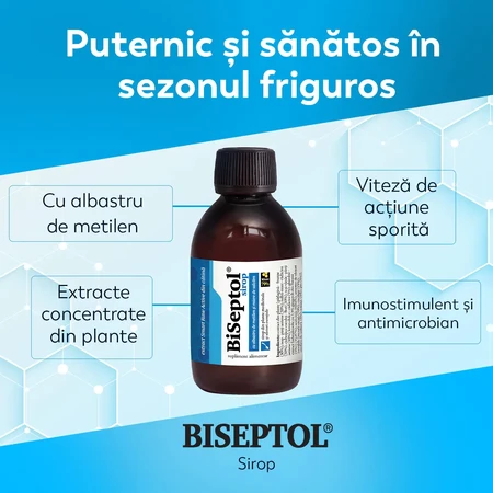 BiSeptol syrup, 100 ml, Dacia Plant