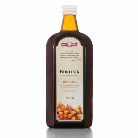 Seabuckthorn 100% juice 500 ml Polska Róża