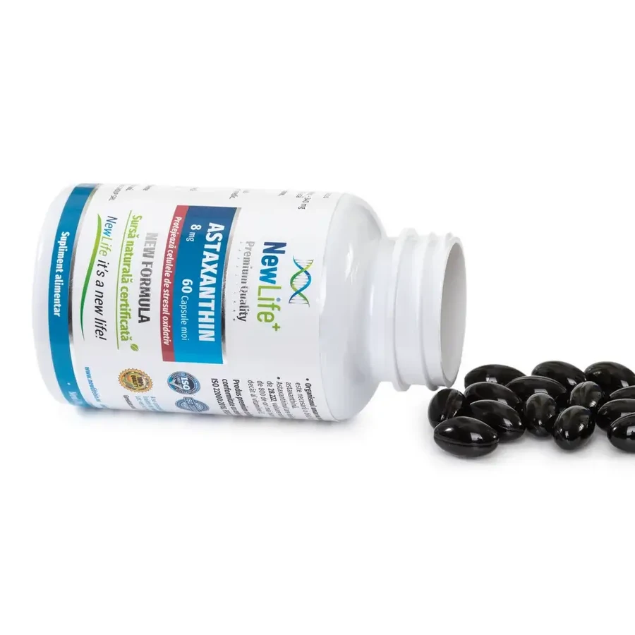 Astaxanthin, 8 mg, 60 softgels, NewLife+