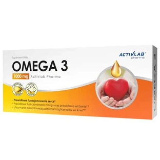 Activlab Pharma Omega 3 1000 mg, 60 cápsulas