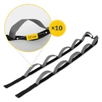 4Fizjo, yoga and stretching band, black, 2.3 m, 1 pc