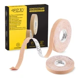 4Fizjo, kinesiotaping tape, beige, 1 cm x 5 m