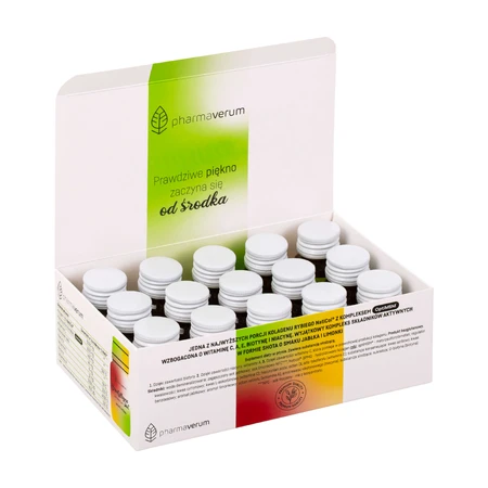 Beautyllagen Shot, Apfel-Limetten-Geschmack, 30 ml x 15 Stück