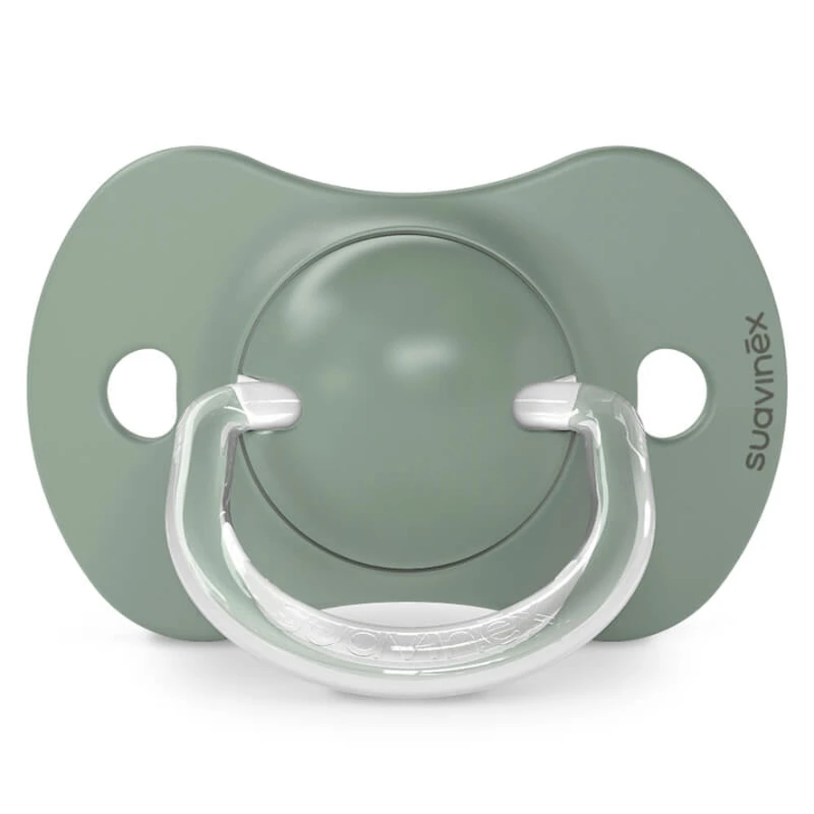 Suavinex A walk in the park SX Pro, physiologic dummy, silicone, olive, from 18 months, 2 pieces