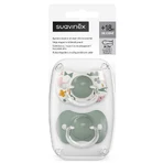 Suavinex A walk in the park SX Pro, physiologic dummy, silicone, olive, from 18 months, 2 pieces