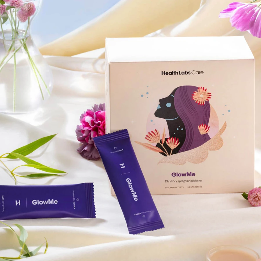 Health Labs GlowMe Kit, Himbeergeschmack, 30 Beutel + Ananas-Mango-Geschmack, 30 Beutel