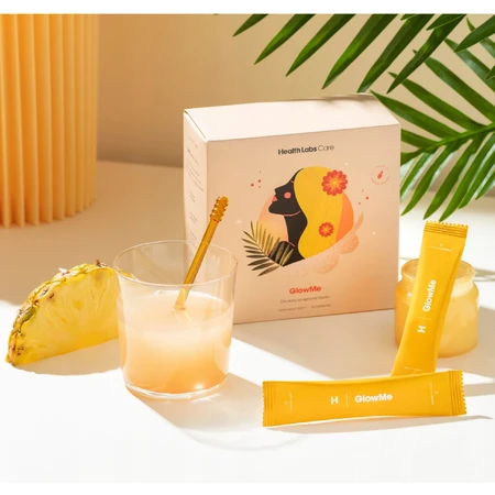 Health Labs GlowMe Kit, Himbeergeschmack, 30 Beutel + Ananas-Mango-Geschmack, 30 Beutel