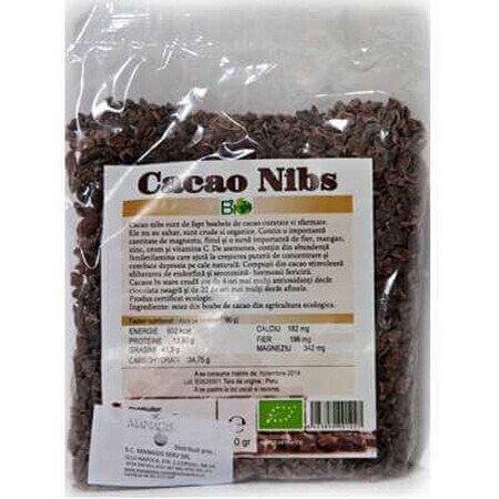 Cacao Nibs Bio , 200 gr, Managis