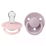 Lätzchen De Lux, Schnuller, Silikon, rund, Einheitsgröße, Blossom & Dusky Lilac, 0-36 Monate, 2 Stück