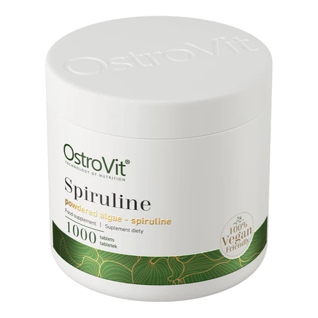 OstroVit Spirulina, 1000 comprimidos veganos