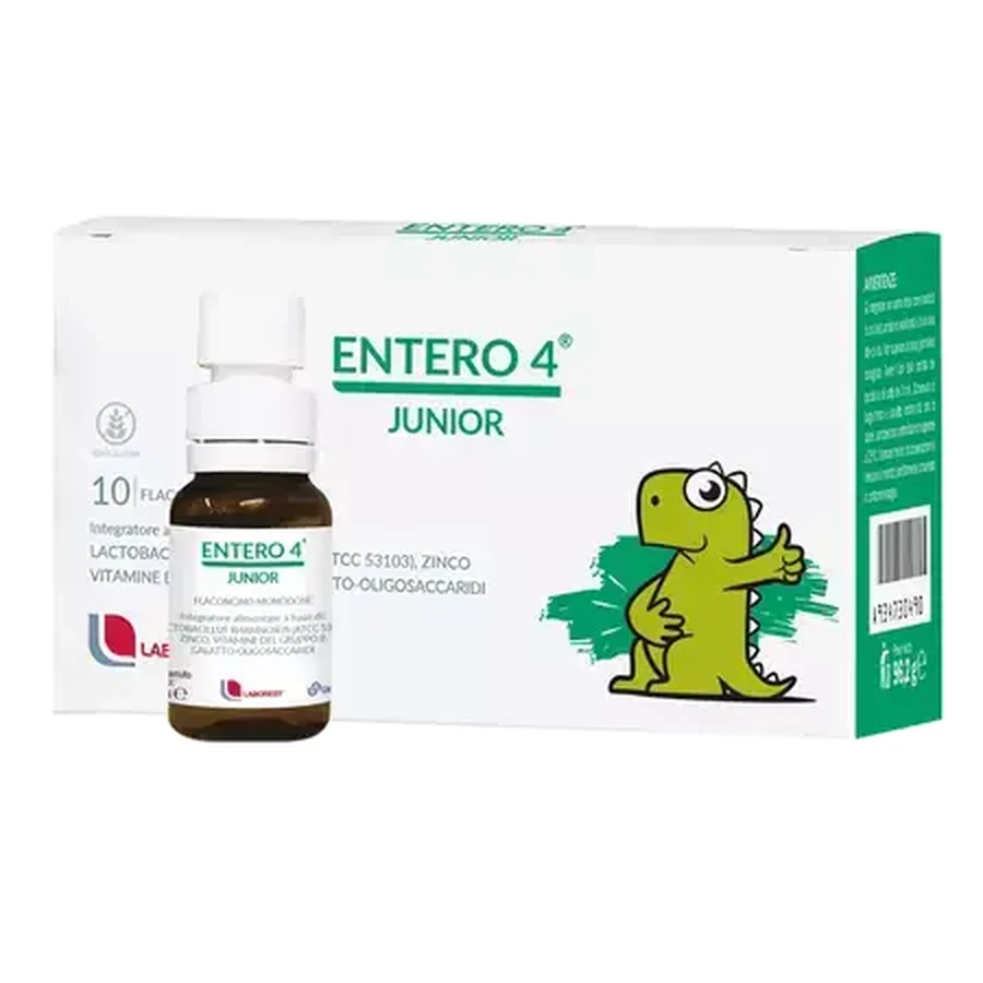 Entero 4 Junior, 10 monodoseringen x 8 ml, Laborest