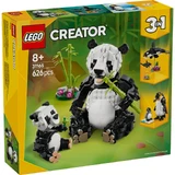 Animales salvajes: familia oso panda Creator, 31165, + 8 años, Lego