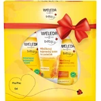 Weleda Calendula Baby Set - Babybad + Creme + Öl