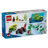 Spin und Electro auf einer Verfolgungsjagd mit Marvel-Dino-Fahrzeugen, ab 4 Jahren, 11198, Lego