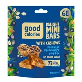 Mini frambozen cashew repen, 102 g, Goede calorieën