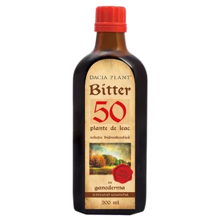 Bitter from 50 herbs with Ganoderma, 200 ml, Dacia Plant