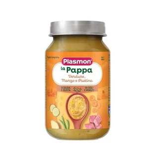 Menú con ternera, verduras y pasta, +7 meses, 200 g, Plasmon