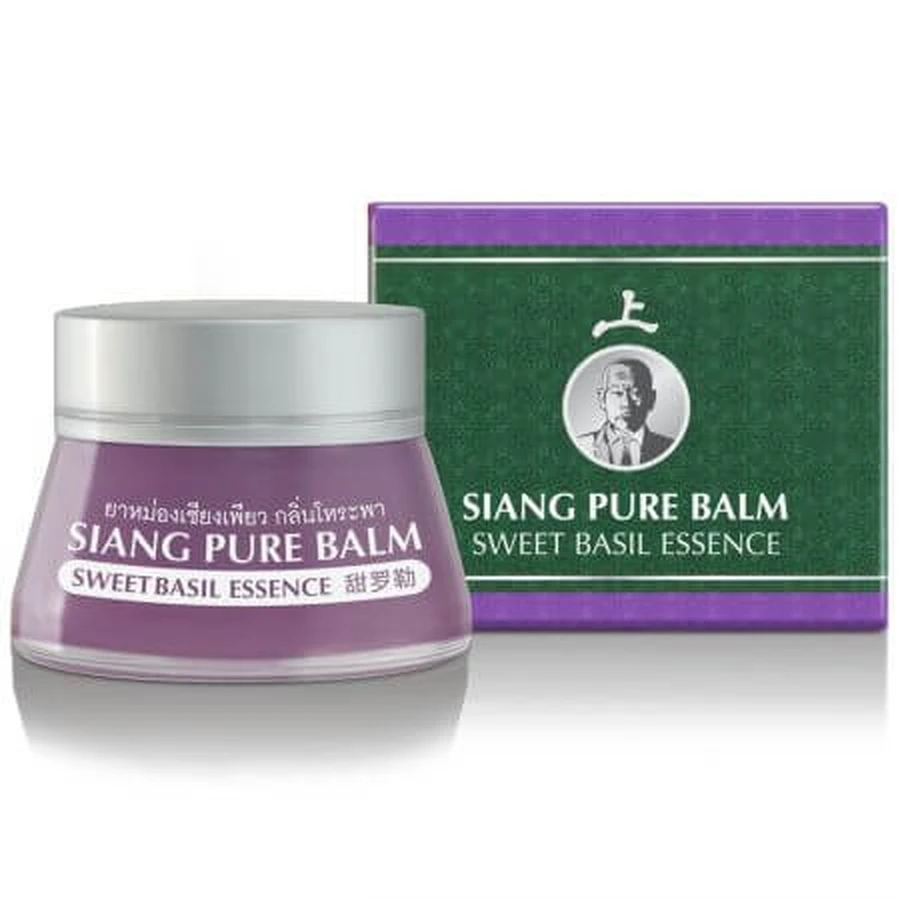 Basil balm for massage Siang Pure, 20 g, Bertram