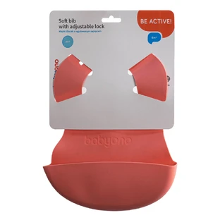Wasserdichter Bart aus weichem und dünnem Gummi, 6 Monate+, Rosa, Babyono