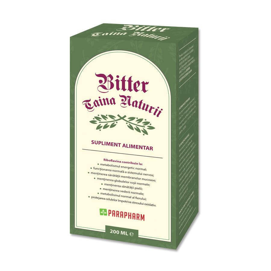 Bitter Taina Naturii, 200 ml, Parapharm