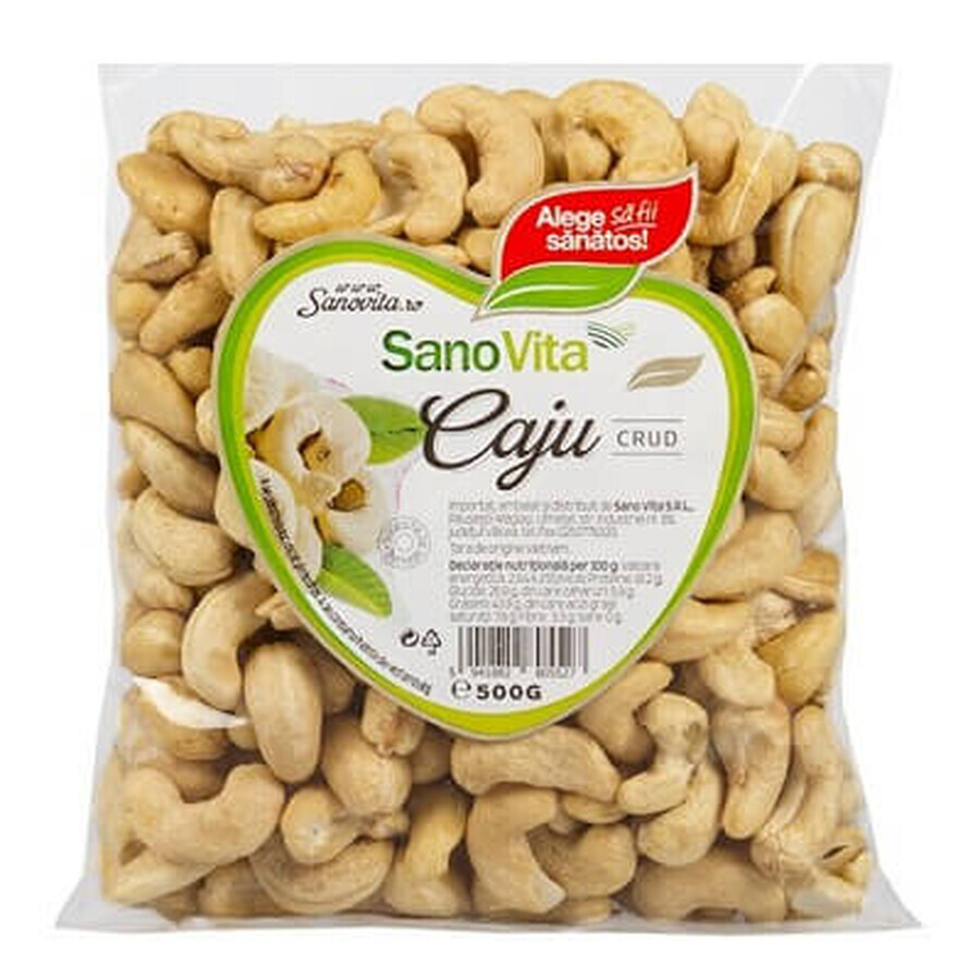 Rohe Cashews, 500 g, Sanovita