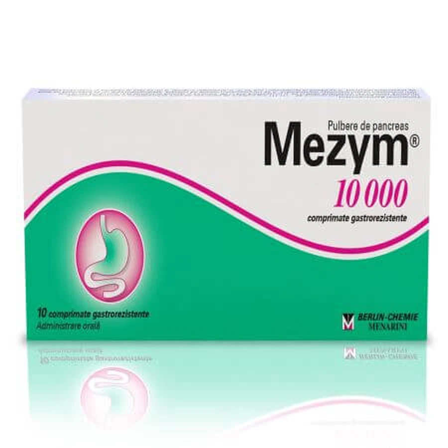 Mezym 10000, 10 Tabletten, Berlin-Chemie Ag