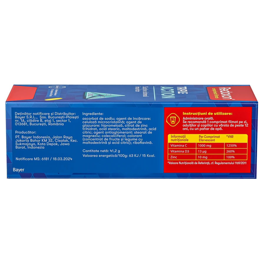 Redoxon Triple Action, 30 Filmtabletten, Bayer