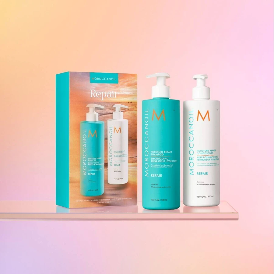 Shampoo und Spülung Repair, 2x500 ml, Moroccanoil