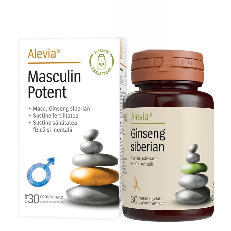Male Potent + Sibirischer Ginseng 30 Tabletten, 30 + 30 Tabletten