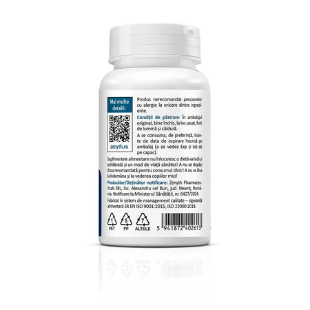 Zinc Bisglycinate, 60 capsules, Zenyth