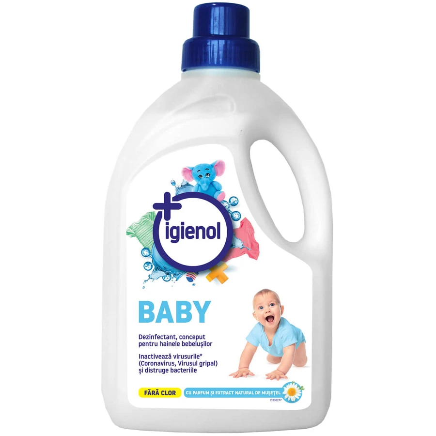 Baby Baby clothes disinfectant, Musetel, 1.5 liters, Igienol