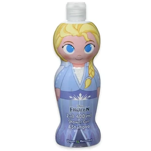 Duschgel und Shampoo 2 in 1, Frozen Elsa, 400 ml, Air-Val