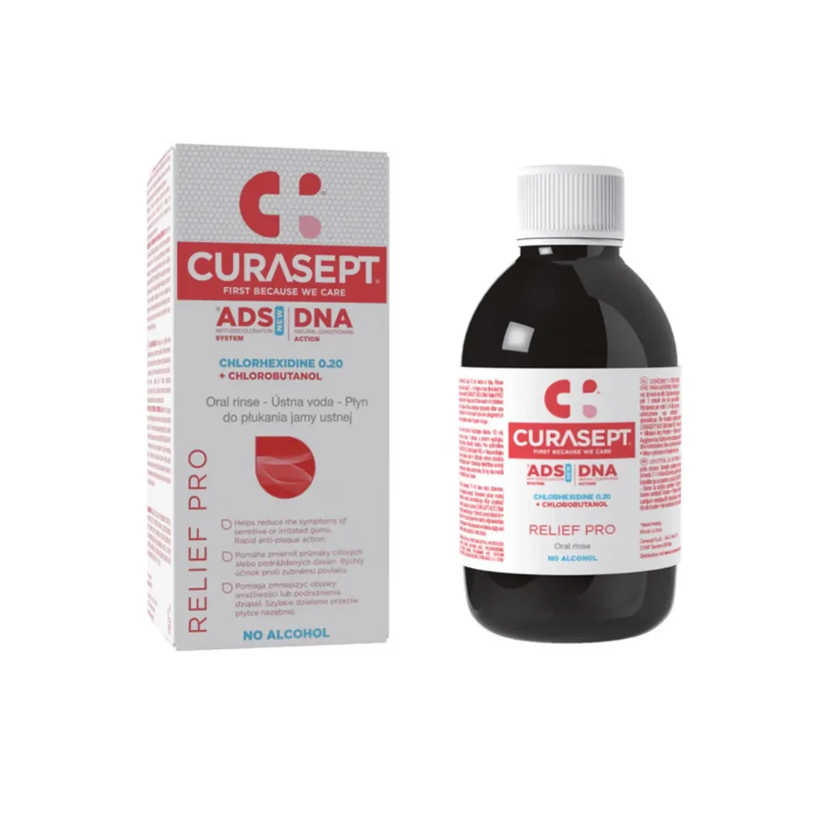 ADS DNA Relief Pro Mundspülung, 200 ml, Curasept