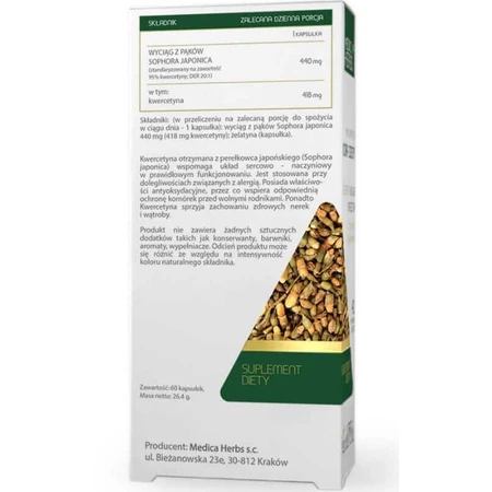 Quercetin 418mg, 60 Kapseln Medica Herbs