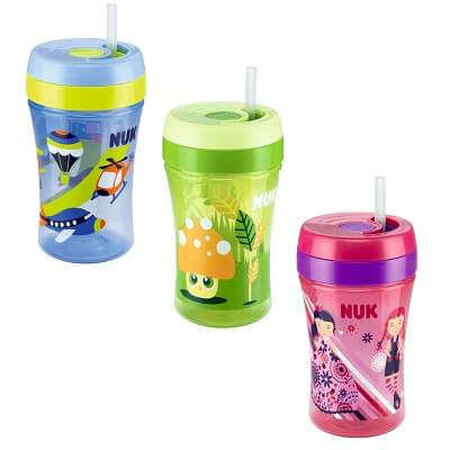 Cană cu pai - Fun Cup, +18 luni, 300 ml, 10750774, Nuk