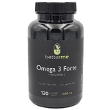 BetterMe Omega 3 Forte + vitamine E, 120 capsules