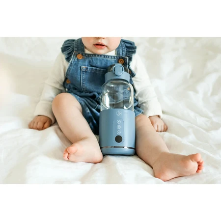 MyBabyBottle, calentador portátil de biberones, agua y leche para bebés, azul