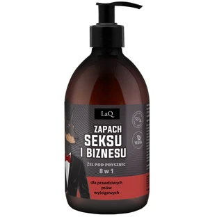 LaQ Doberman, 8in1 shower gel, matte black, 500 ml