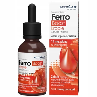 ActivLab Pharma FerroBoost, drops, blackcurrant flavor, 30 ml