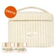 Nuxe Nuxuriance Gold set, verhelderende oogbalsem, droge huid, 2 x 15 ml + gratis cosmetisch tasje