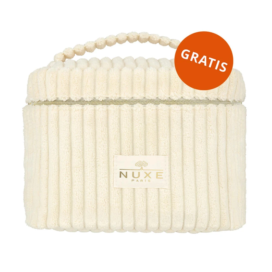 Nuxe Nuxuriance Gold set, verhelderende oogbalsem, droge huid, 2 x 15 ml + gratis cosmetisch tasje