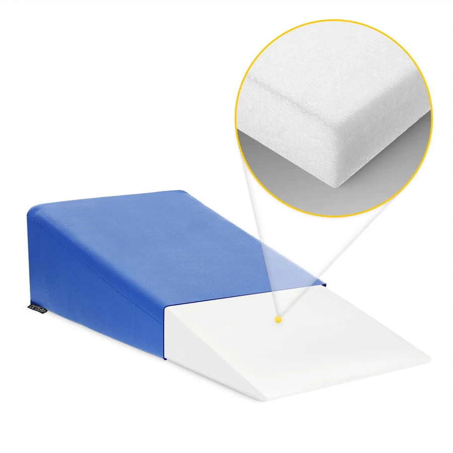 4Fizjo, rehabilitation massage wedge, blue