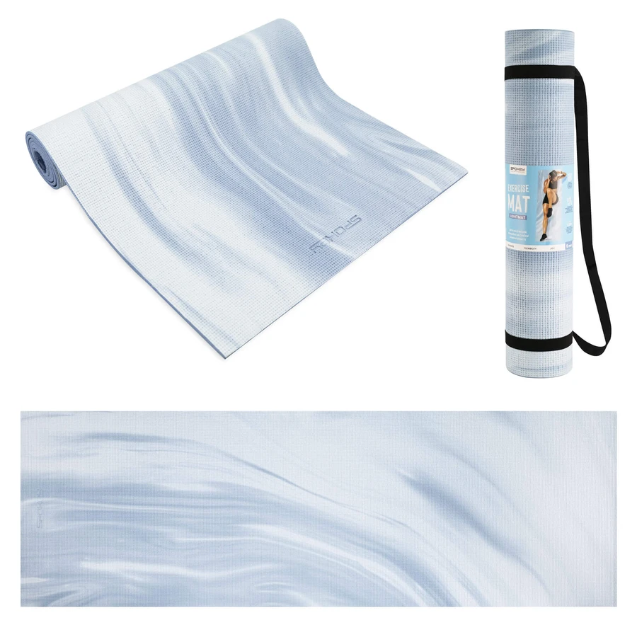 Spokey Lightmat, exercise mat, non-slip, blue, 1 piece