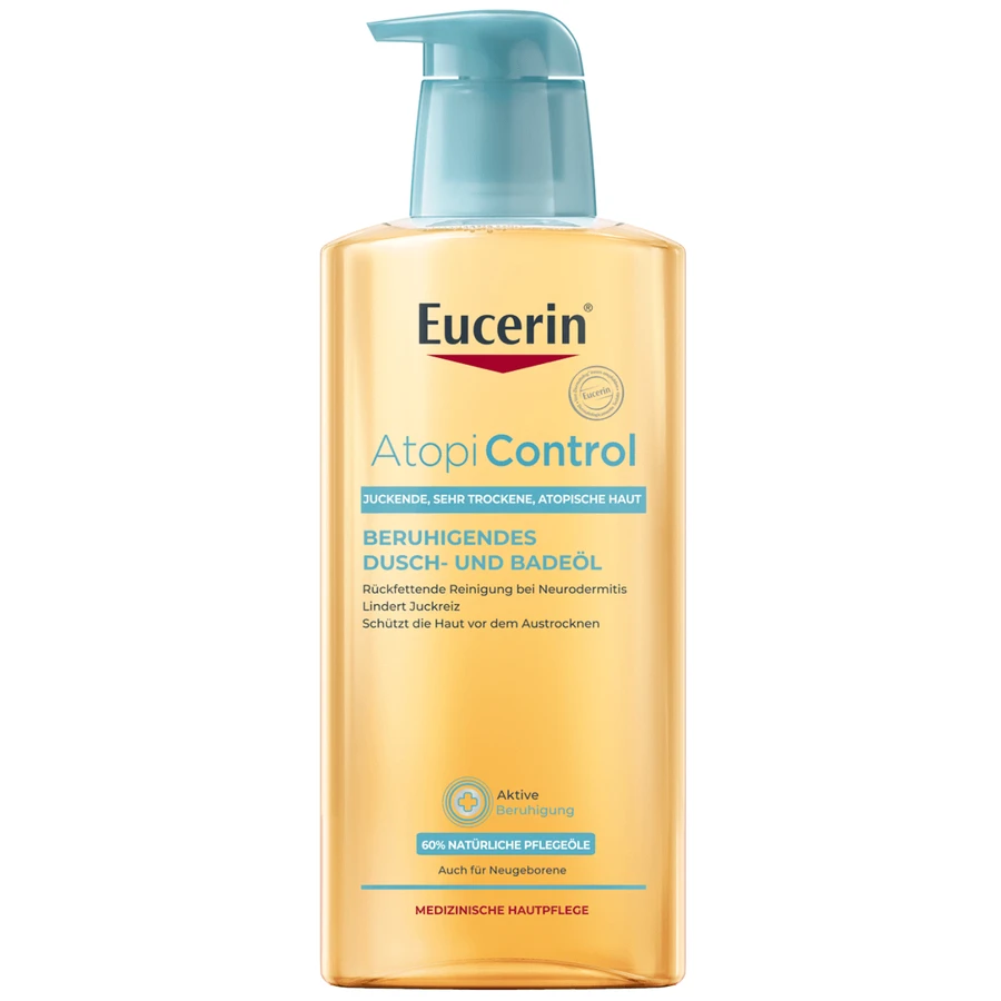 Eucerin AtopiControl, verzachtende reinigingsolie, 400 ml
