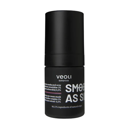 Veoli Botanica Glatt wie Seide, reparierende und straffende Augencreme-Maske, 15 ml